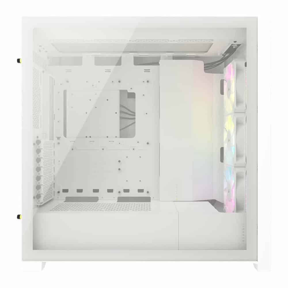 (image for) Corsair 5000D RGB Airflow White Chassis + Corsair RM850 White PSU Bundle